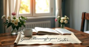350+ Good Morning Messages for Your Sister