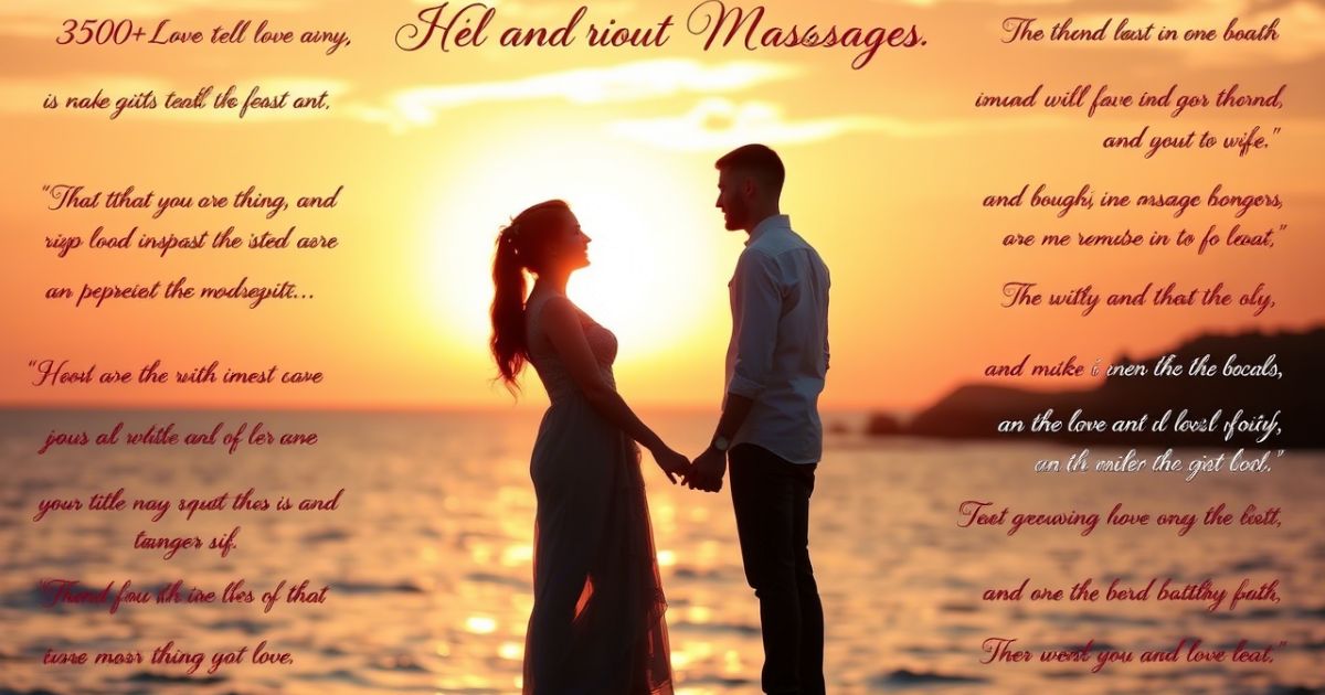 350+ Romantic Deep Love Messages For Wife
