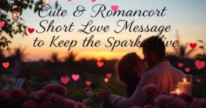 cute & Romantic Short Love Messages to Keep the Spark Alive