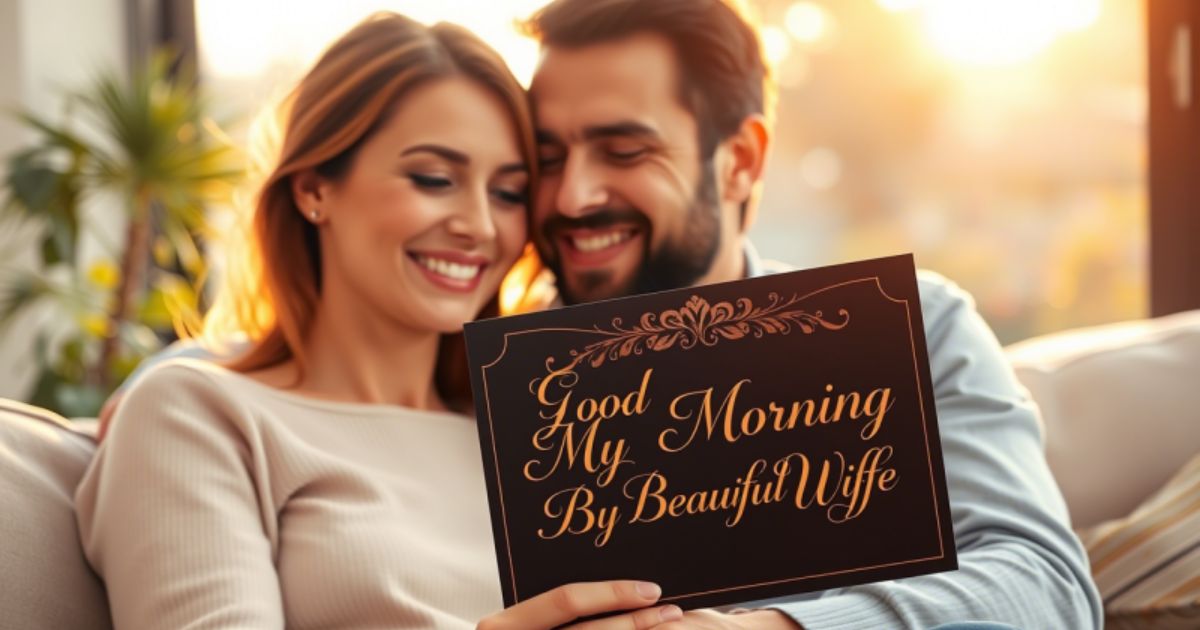 Good Morning My Beautiful Wife: Message, Wishes, Greeting