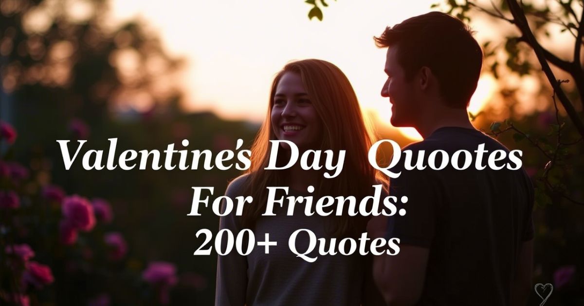 Valentine’s Day Quotes For Friends:200+ Quotes
