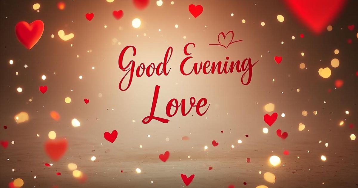 Heartfelt Good Evening Love Messages to Make Her Smile