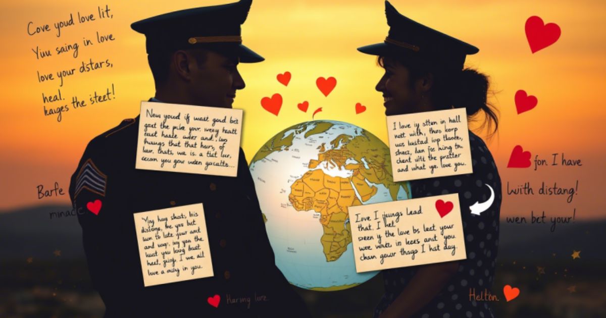 Long Distance Military Love Messages for Him – Deep, Funny & Romantic
