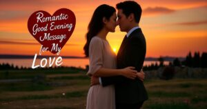 Romantic Good Evening Message for My Love