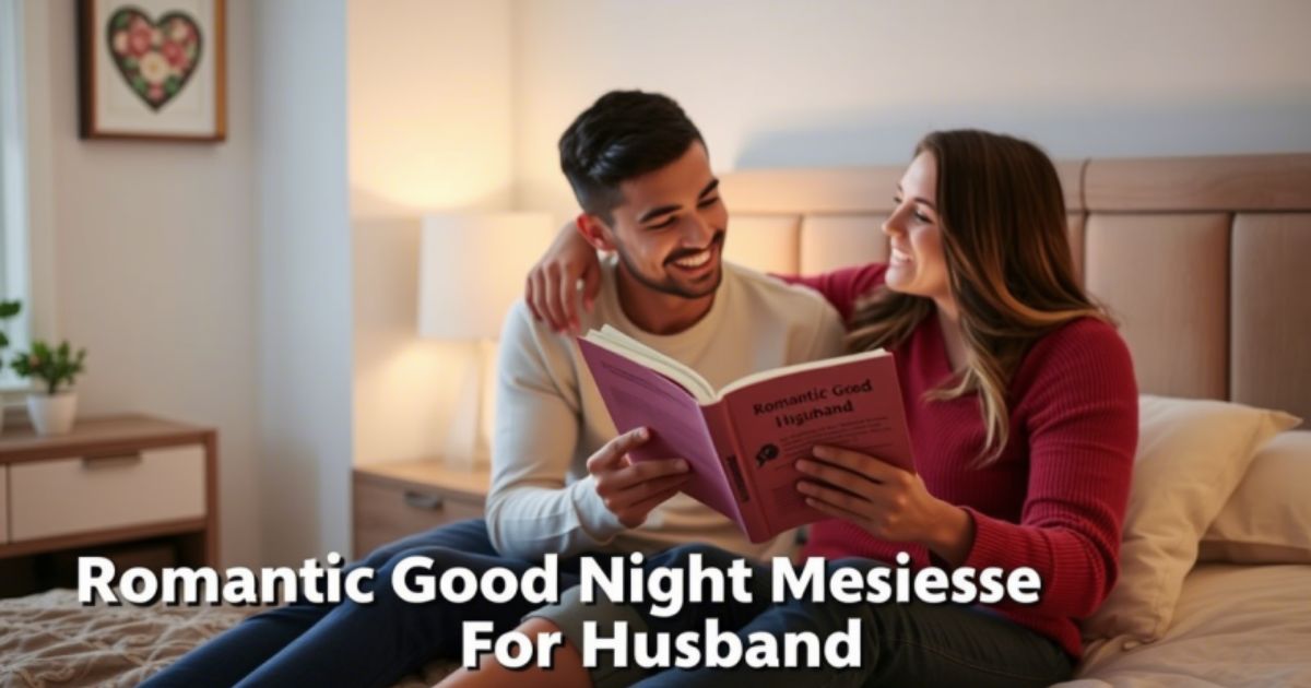 Romantic Good Night Messages For Husband 
