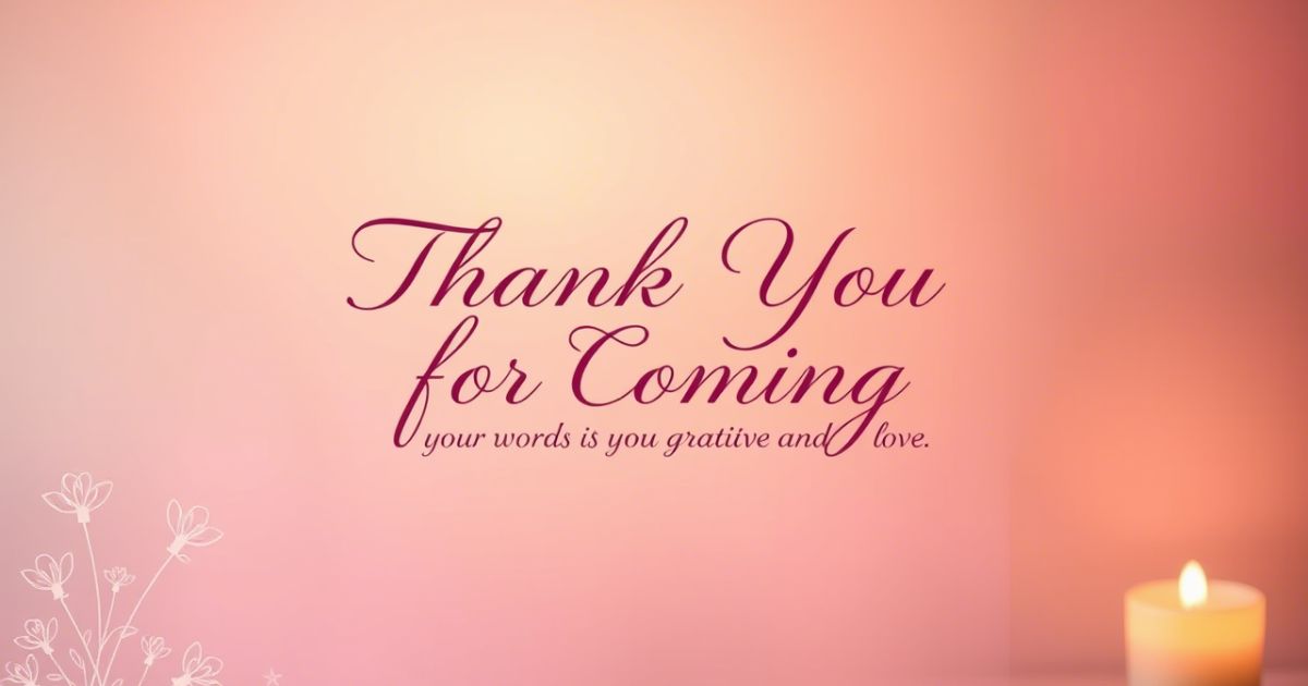 Thank You for Always Having My Back