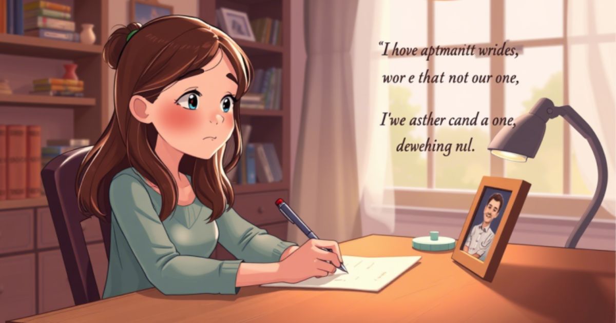 Touching Letter to Dad from Daughter