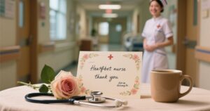 Heartfelt Nurse Thank You Note Example
