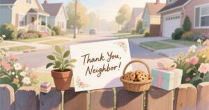 Heartfelt Thank Neighbor Notes: Examples, Tips, and Ideas