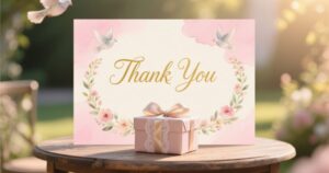 Heartfelt Thank You for Wedding Gift