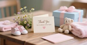 Heartfelt Thank You Notes for Baby Shower Gifts