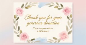 Thank You Messages for Donations: Heartfelt Ways to Appreciate